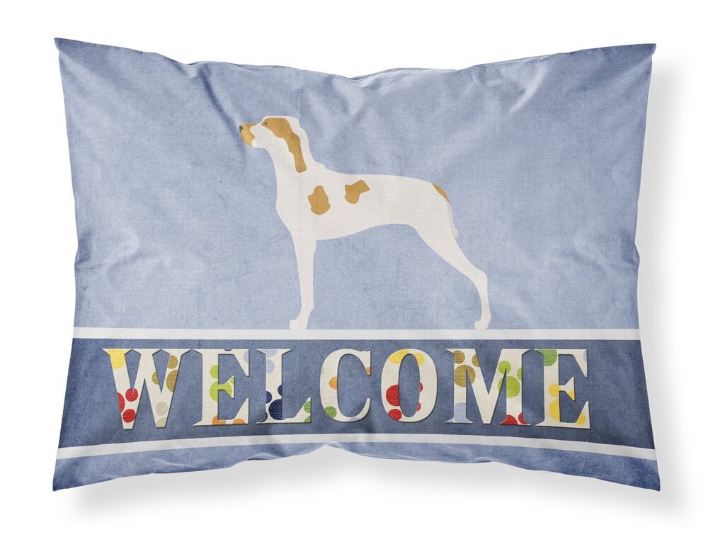 4898 BB8272PILLOWCASE Ariege Pointer Welcome Fabric Standard Pillowcase